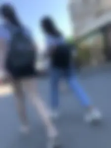 Candid Teen in Shorts Street Creepshots