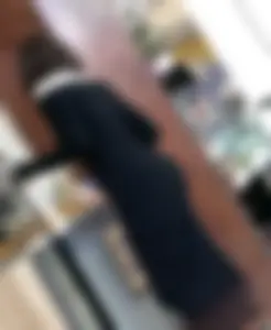 Brunette college girl with a perfect ass in a very tight dress