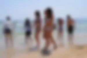 Beach and bikini girls