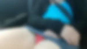 Girl Asleep in the Car Creepshot