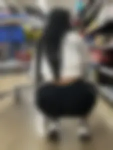 Brown skinned latina squatting and shopping (oc)