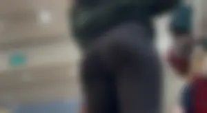 Perfectly Thick Ass Shopping in Black Leggings (OC)