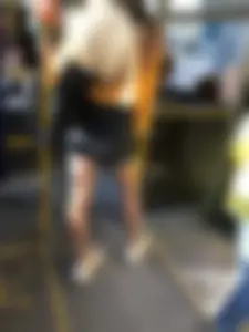 Candid Girl With Perfect Sexy Legs And Booty in Denim Shorts in a Public Bus Creepshots Gallery