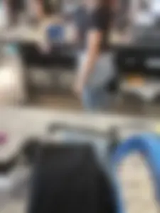 Hot Chick in blue jeans at Rue 21