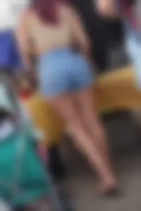 Lil cheeky latina in short shorts and sister with pokies!