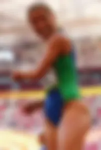 Candid track girls and runners