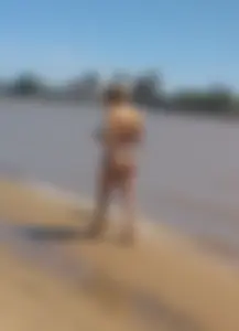 Thong girl on the beach with a great ass
