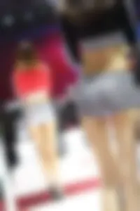 Candid skinny Chinese asses in shorts