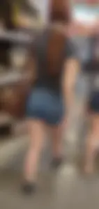 Tight Ass in Jean Shorts! OC