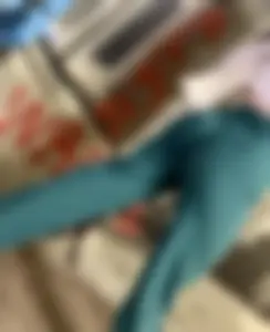 Bubble Butt In Green Pants (UP THE STAIRS + face shots)