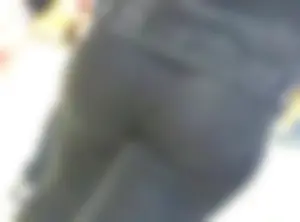 Teen booty in tights street creepshot