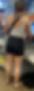 PAAG in tight short leggings with a massive ass
