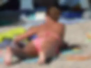 Candid beach and bikini babes