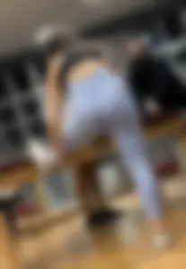 PHAT SOFT BOOTY in LAVENDER Leggings at gym