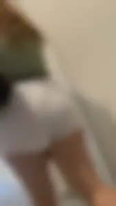 Ginger Latina In Cheeky White Shorts VPL (OC)