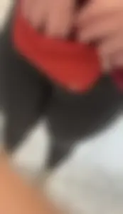 Thick Blonde Lululemon Pawg Employee with a fat cameltoe