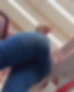 Target worker in stretch jeans and juicy ass