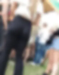 Amazing blonde ass In spandex at a festival [Not OC]