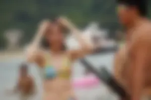 Asian girls in bikinis