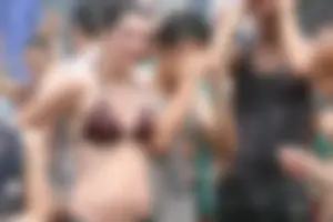 Boryeong Mud Fest 2008 girls mostly in bikinis