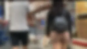 Brown spandex shorts