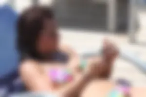 Mostly mature bikini babes on a Carnival cruise