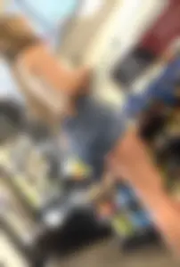 Blonde PAWG in Jean Shorts - My Fav Type of Body