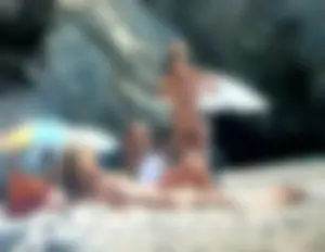 Nude beach and topless girls