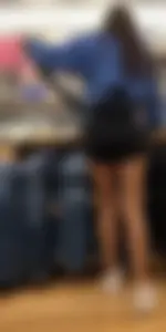 Slim brunette squatting and working part 2 (oc)