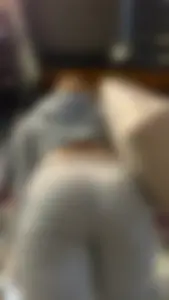 Grey Sweats Vpl Going Up The Stairs