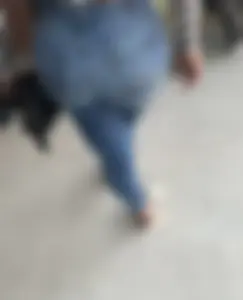 Hot MILF ass in jeans online to vote, think she noticed