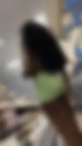 Ebony Medusa rocking Highlighter Spandex