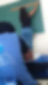 Candid teacher's hot butt in tight jeans, creepshot in class