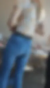 Slim girl has a nice tight ass