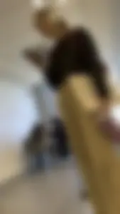Skinny And Tight College Girl In Blue Leggings Bends Over For Me (Upshots)