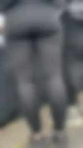 Spot shot black legging ass