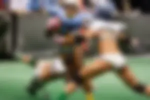 Sexy female football players with hot bodies