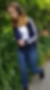 Girl in Skinny Blue Jeans Street Creepshot, Nice Legs