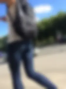 Legs and Ass in Tight Jeans Street Candid