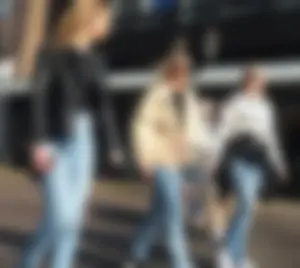 Various hot butts in tight jeans on the street and inside cafes, some teens too