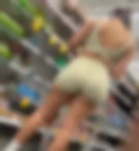 Beautiful thick girl in tight shorts part 2