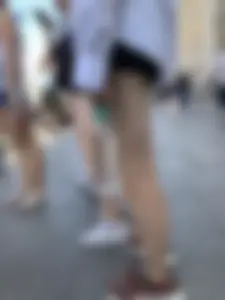 Group of Candid Girls in Mini Shorts With Amazing Legs Crossing a Street Creepshots Gallery