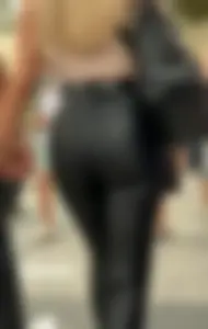 Tight Leather Pants Teen Ass