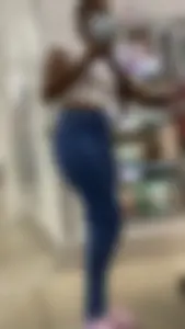 Sexy Ebony with Hips, Ass, and Leggggggggs!