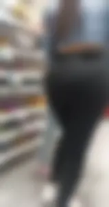 Beautiful and perfect ass in black leggings [OC]