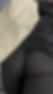 Tight And Jiggly College Girl In Black Leggings