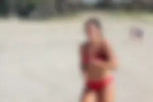 Lifeguard tournament girls on the beach