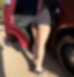 Pawg cheeks hanging out in black romper