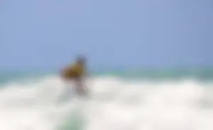 Candid surfers in bikinis