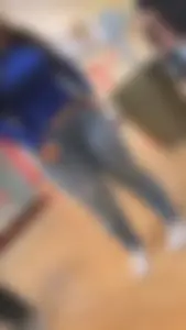 Chubby Booty and Legs in Tight Jeans Store Creepshots